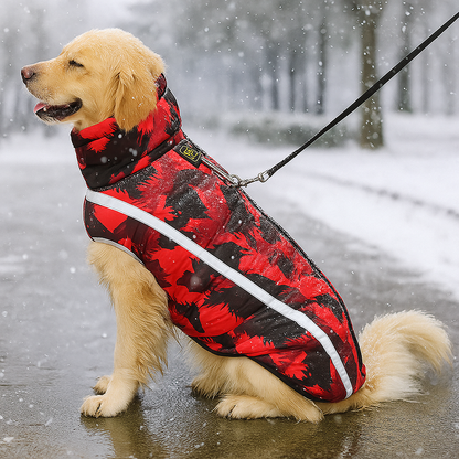 Hundejacke Winter | Wasserdicht, warm & reflektierend mit Bauchschutz