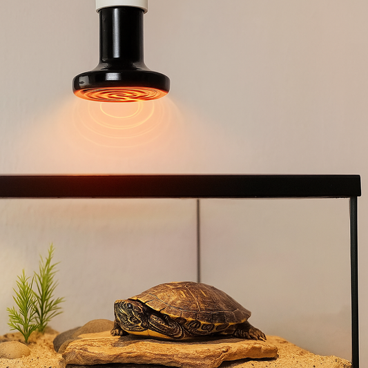 Dunkelstrahler Reptilien – Keramik-Heizlampe E27 (25W-100W)