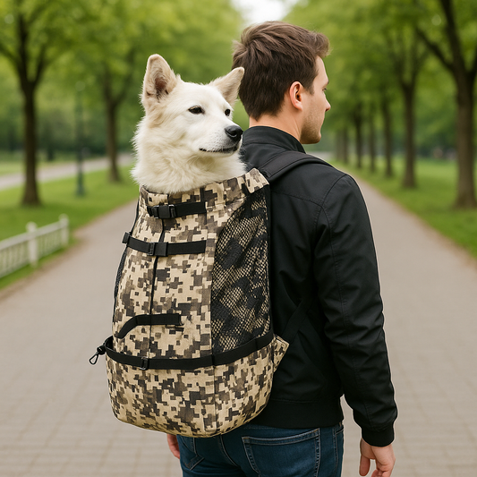 Transportrucksack atmungsaktiv – Für kleine und mittelgroße Hunde