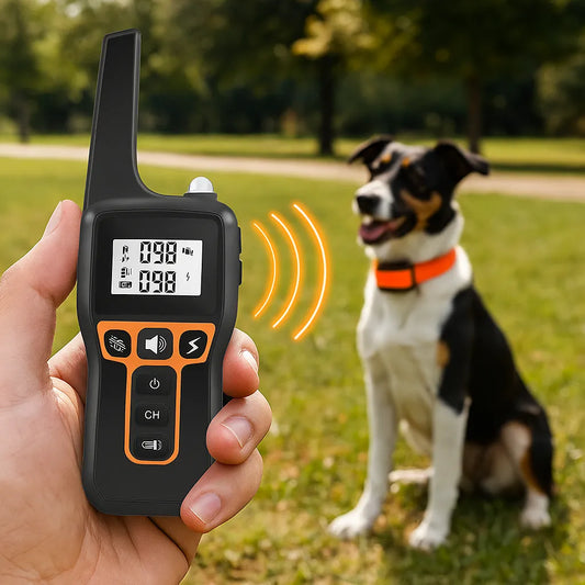 Halsband Hund | Erziehung & Anti-Bell Training mit Vibration & Ton