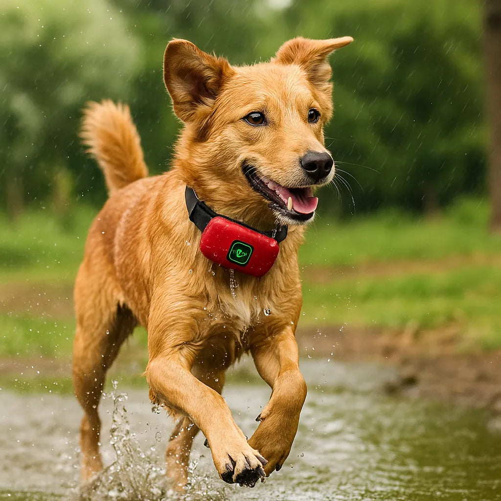 Halsband Hund – Erziehung & Anti-Bell Training mit Ton, Vibration & Impuls