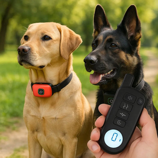 Halsband Hund – Erziehung & Anti-Bell Training mit Ton, Vibration & Impuls