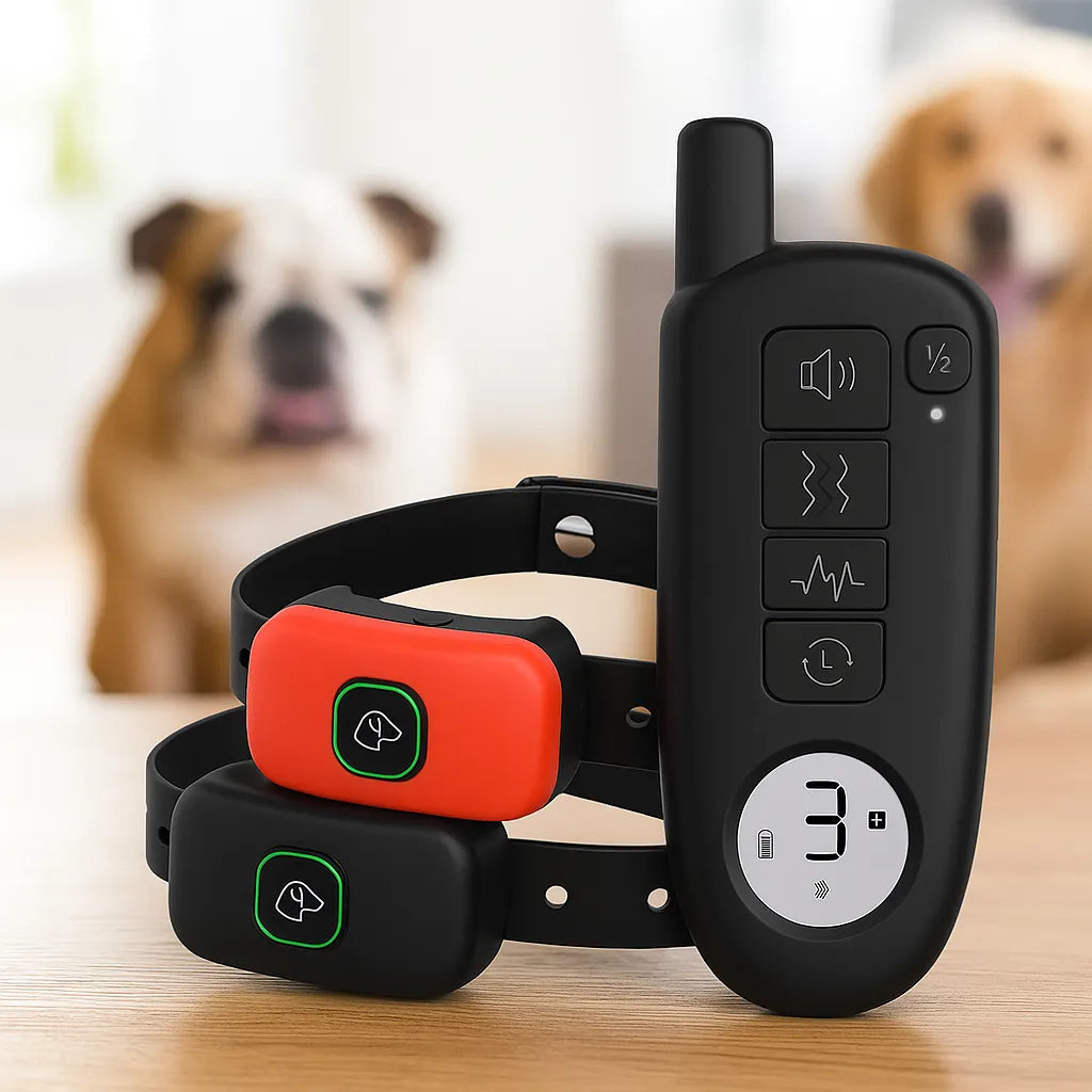 Halsband Hund – Erziehung & Anti-Bell Training mit Ton, Vibration & Impuls