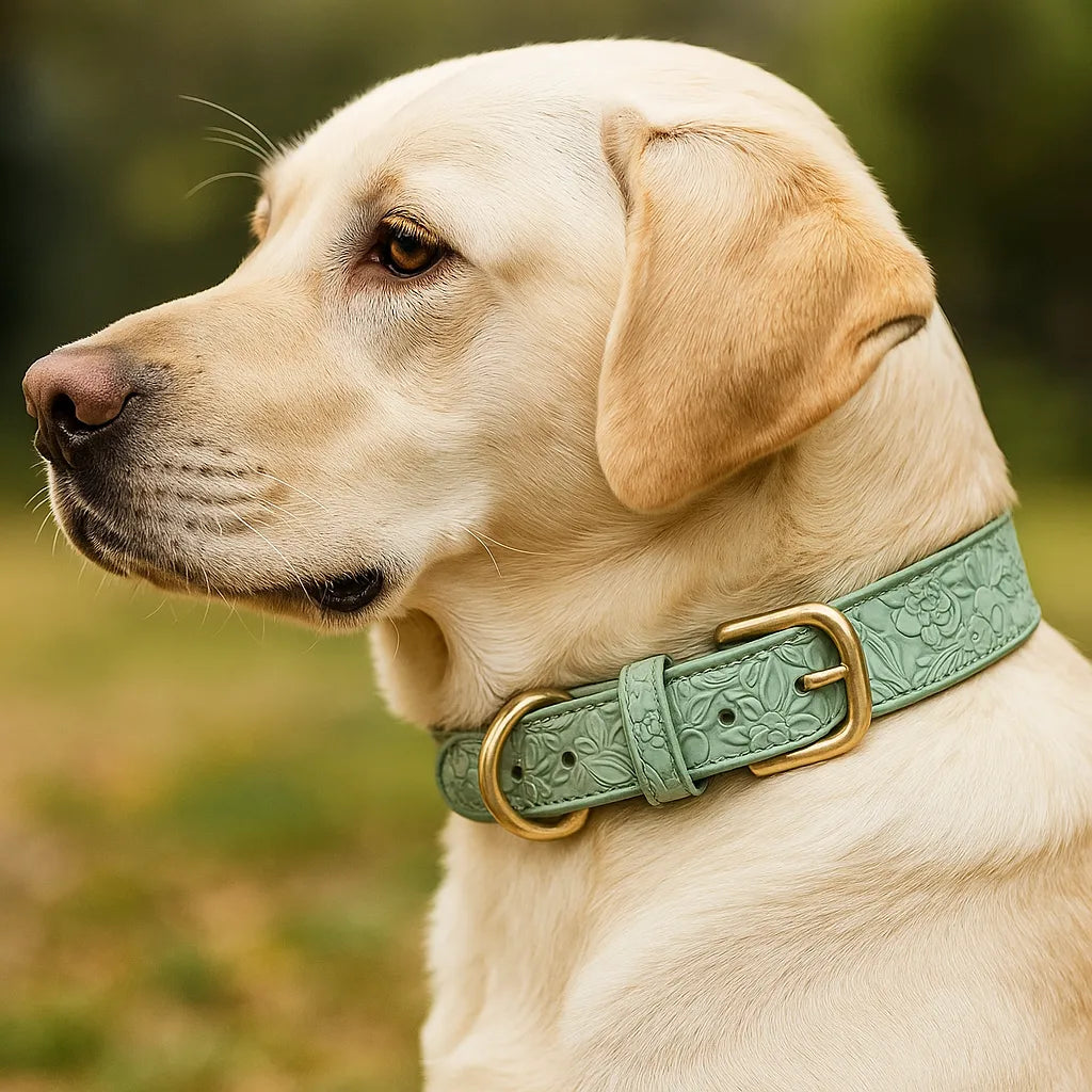 Leder Hundehalsband | Robust & verstellbar für große Hunde