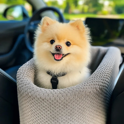 Hunde Autositz | Sicher mit Anschnallgurt & Polsterung