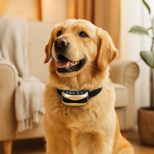 AntiBell Halsband Hund | Ton, Vibration | Wasserdicht & Akku