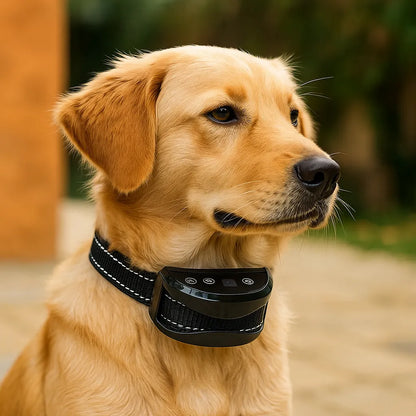 AntiBell Halsband Hund | Ton, Vibration | Wasserdicht & Akku