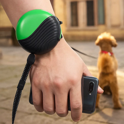 Hundeleine freihändig | Mit Handschlaufe & Stoppfunktion | 3 m für Hunde bis 25 kg
