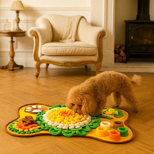Hundespielzeug Schnüffelmatte | Denkspiel & Futterbremse für Hunde
