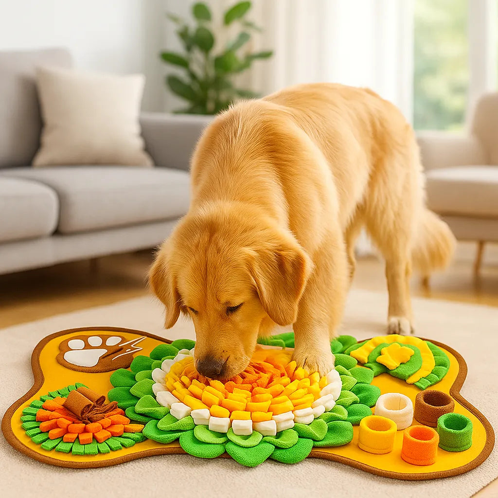 Hundespielzeug Schnüffelmatte | Denkspiel & Futterbremse für Hunde