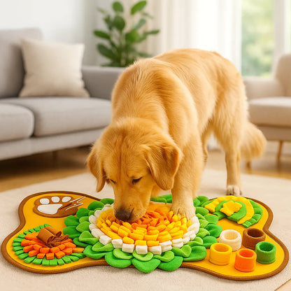 Hundespielzeug Schnüffelmatte | Denkspiel & Futterbremse für Hunde