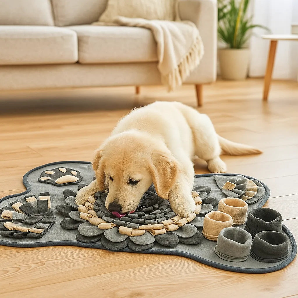Hundespielzeug Schnüffelmatte | Denkspiel & Futterbremse für Hunde