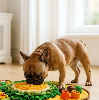 Hundespielzeug Schnüffelmatte | Denkspiel & Futterbremse für Hunde