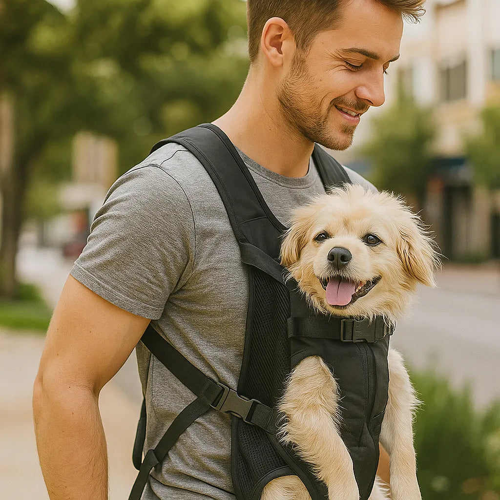 Hundetragetasche für kleine Hunde | Leicht, faltbar & bequem