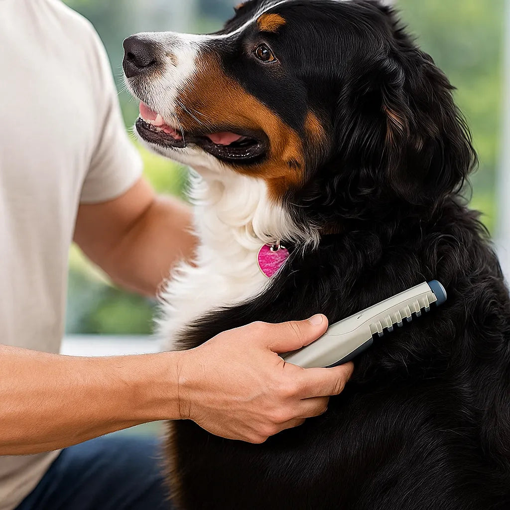 Fellbürste Hund elektrisch | Sanftes Entfilzen & Entknoten