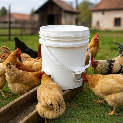 Distributeur de nourriture pour poules | Alimentation automatique & propre