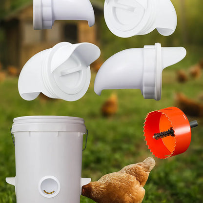 Distributeur de nourriture pour poules | Alimentation automatique & propre