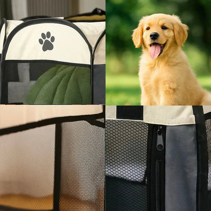 Faltbares Hundezelt | Reisebett & Hundehöhle für unterwegs