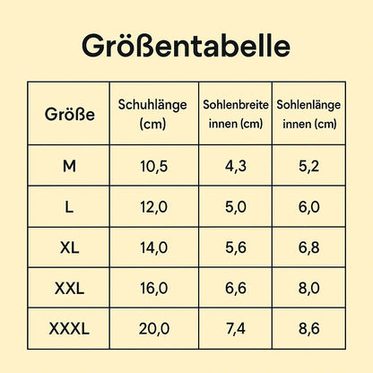 Hundeschuhe Winter wasserdicht | warm gefüttert & rutschfest