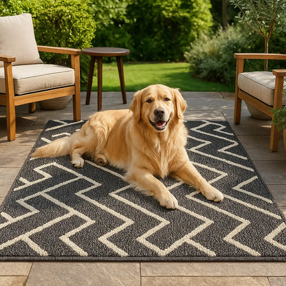 Schmutzfangmatte Hund | saugfähige & rutschfeste Fußmatte waschbar