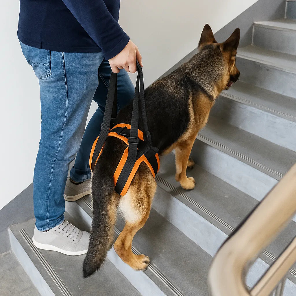 Hundetragehilfe hinten | gepolstert & stabil für Unterstützung