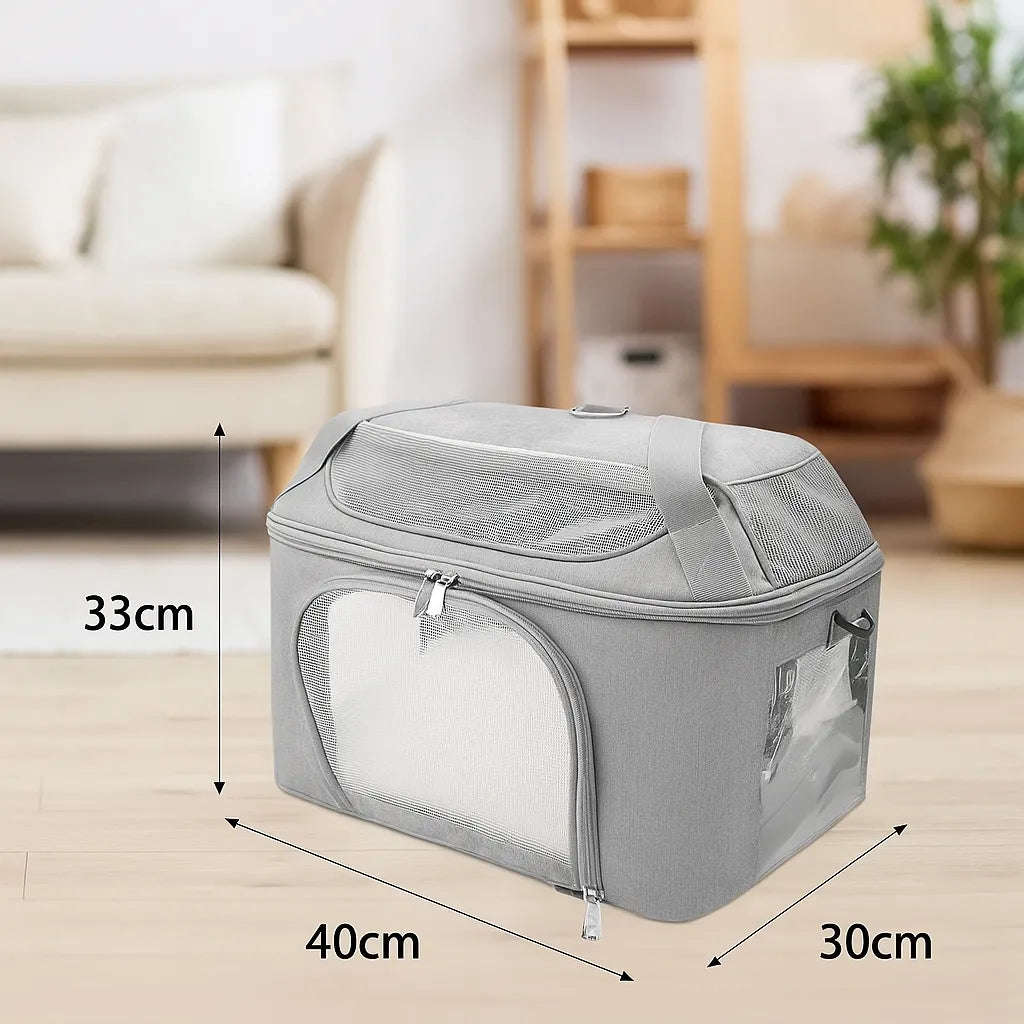 Transportbox Katze faltbar | Leicht & atmungsaktiv