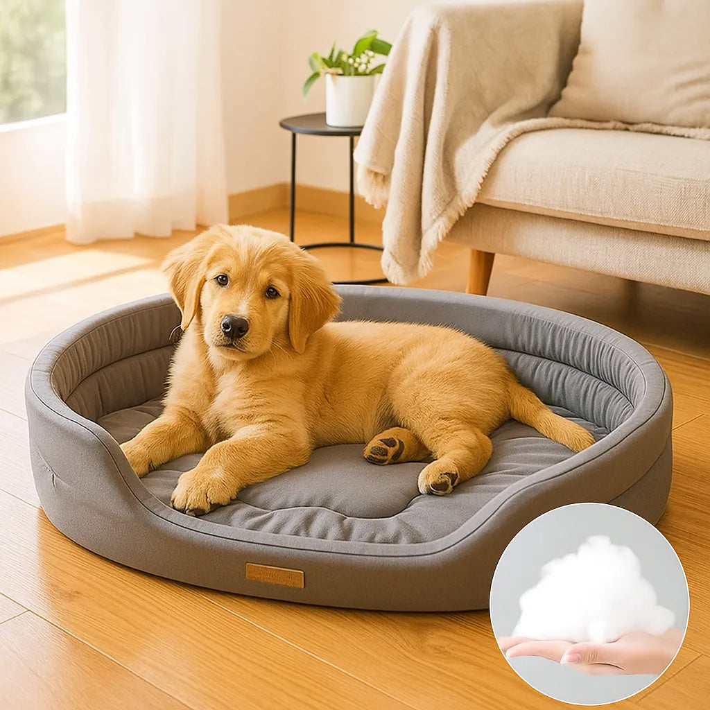 Hundebett weich & waschbar | Kuscheliges Hundekissen für kleine bis große Hunde