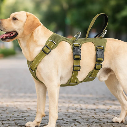 Hundegeschirr gepolstert & reflektierend | Anti-Zieh Brustgeschirr