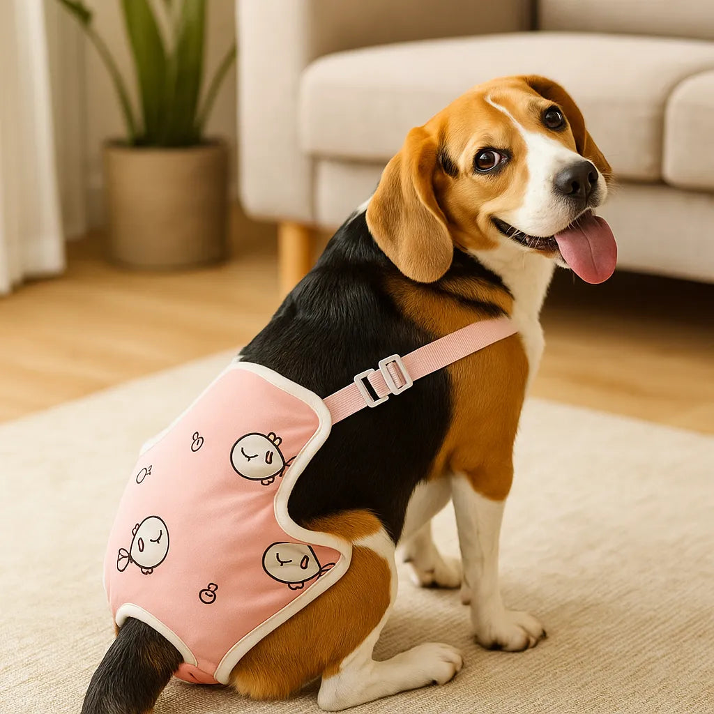 Hundehose mit Trägern | Hundewindel – Waschbar & verstellbar