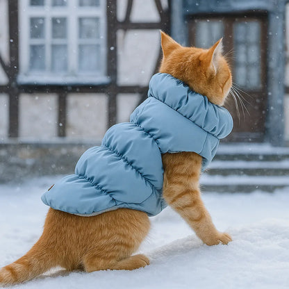 Katzenmantel warm & wattiert | Wasser- & windabweisend