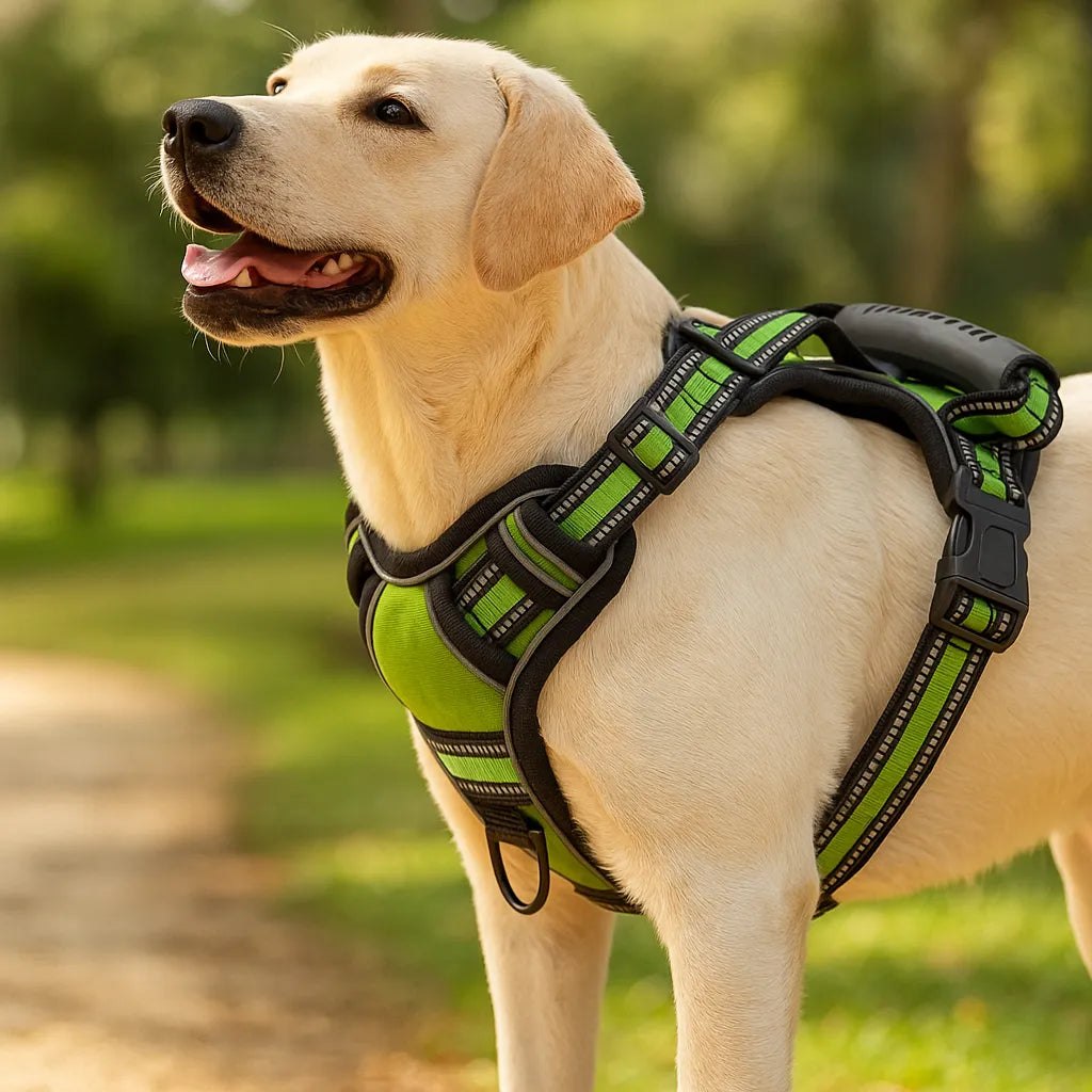 Reflektierendes Hundegeschirr | Kontrolle bei jedem Schritt