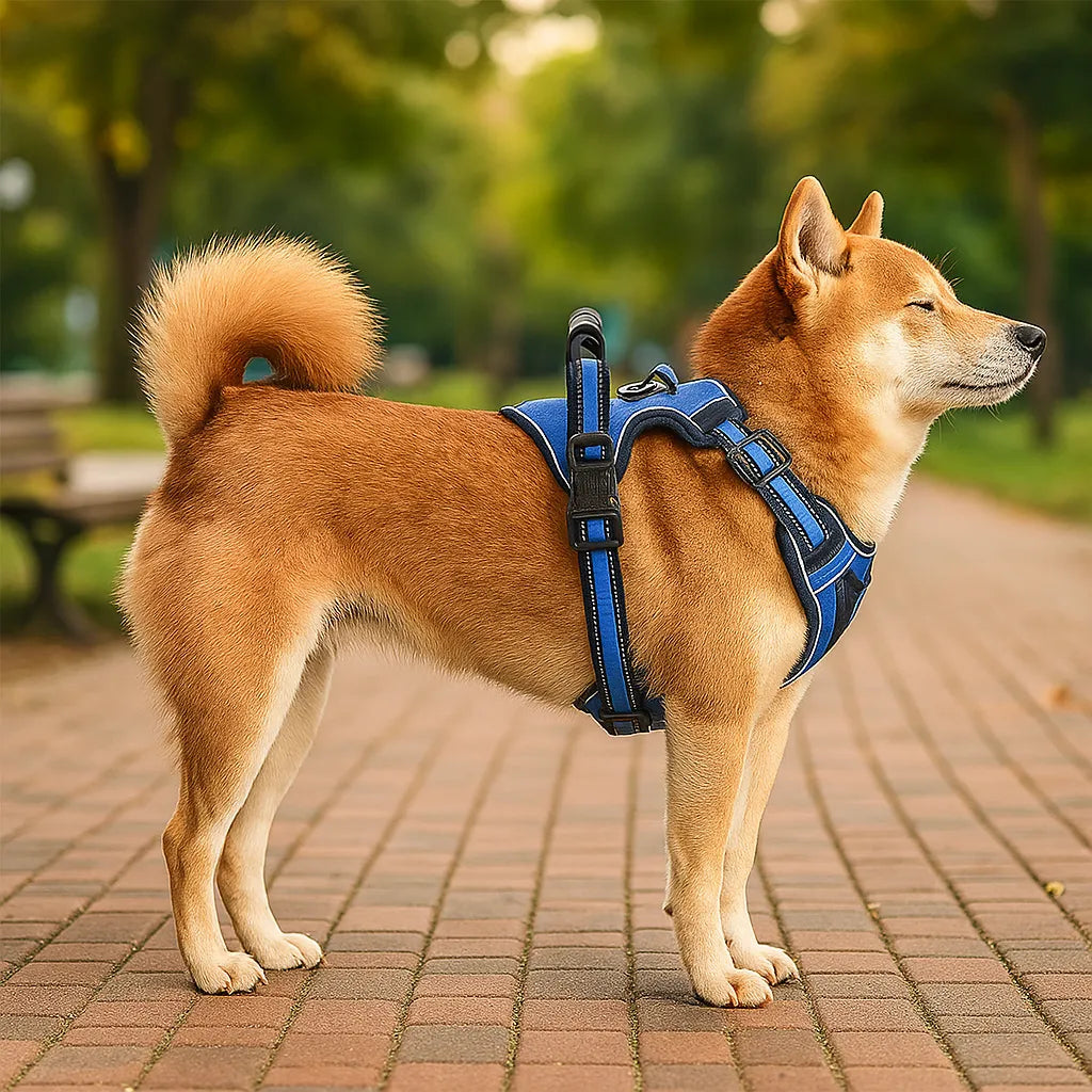 Reflektierendes Hundegeschirr | Kontrolle bei jedem Schritt