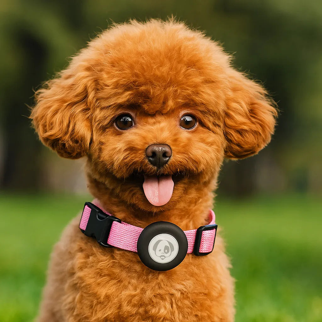 Robustes Hundehalsband | AirTag Halsband aus Nylon & verstellbar