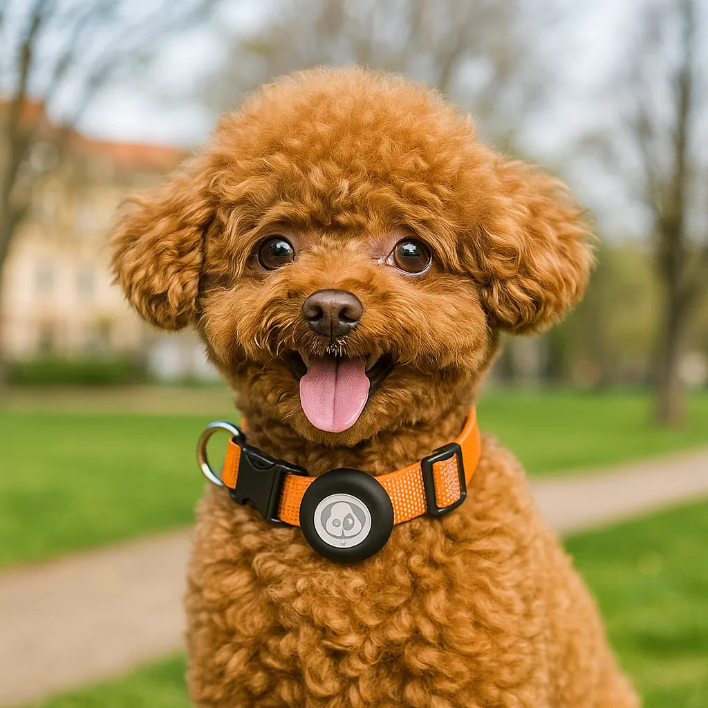 Robustes Hundehalsband | AirTag Halsband aus Nylon & verstellbar