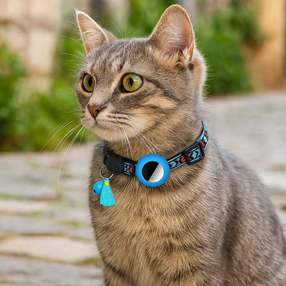 Katzenhalsband | mit AirTag‑Halterung