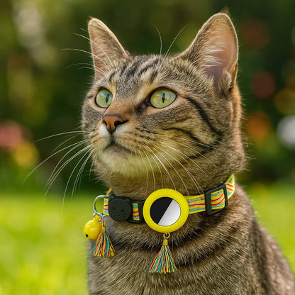 Katzenhalsband | mit AirTag‑Halterung