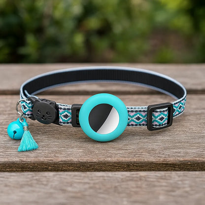 Katzenhalsband | mit AirTag‑Halterung