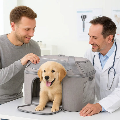 Tragetasche für Hunde faltbar | Atmungsaktiv & ideal für Reisen