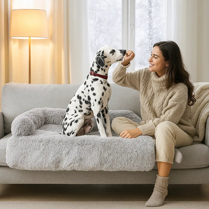 Fluffy Hundebett & Hundedecke | Waschbar, weich & rutschfest