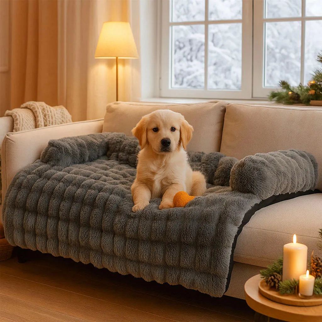Plüsch Hundebett & Hundedecke |  Waschbares sofabezug