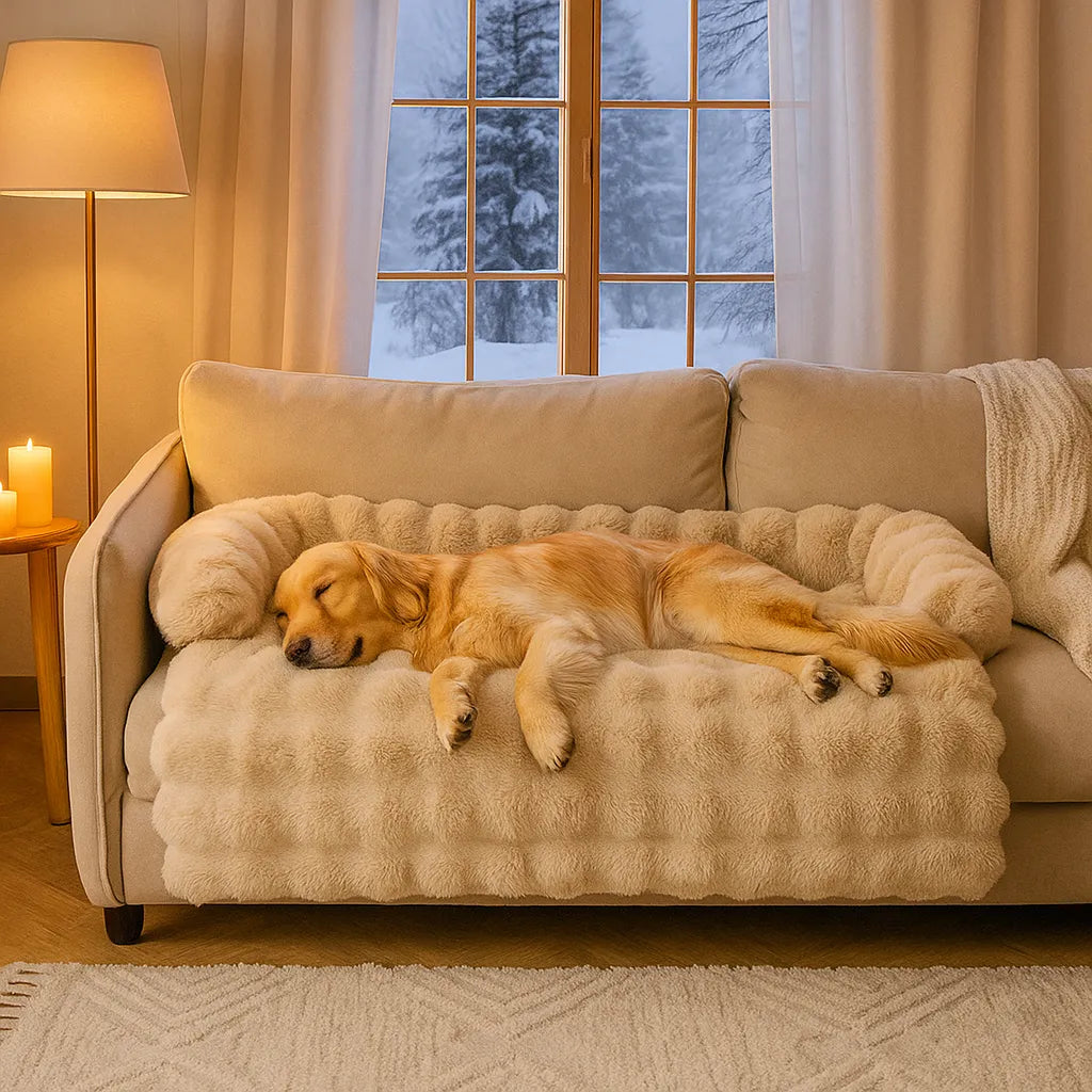 Plüsch Hundebett & Hundedecke |  Waschbares sofabezug