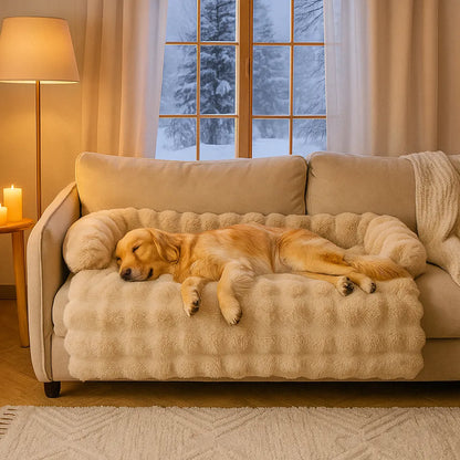 Plüsch Hundebett & Hundedecke |  Waschbares sofabezug