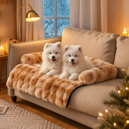 Plüsch Hundebett & Hundedecke |  Waschbares sofabezug