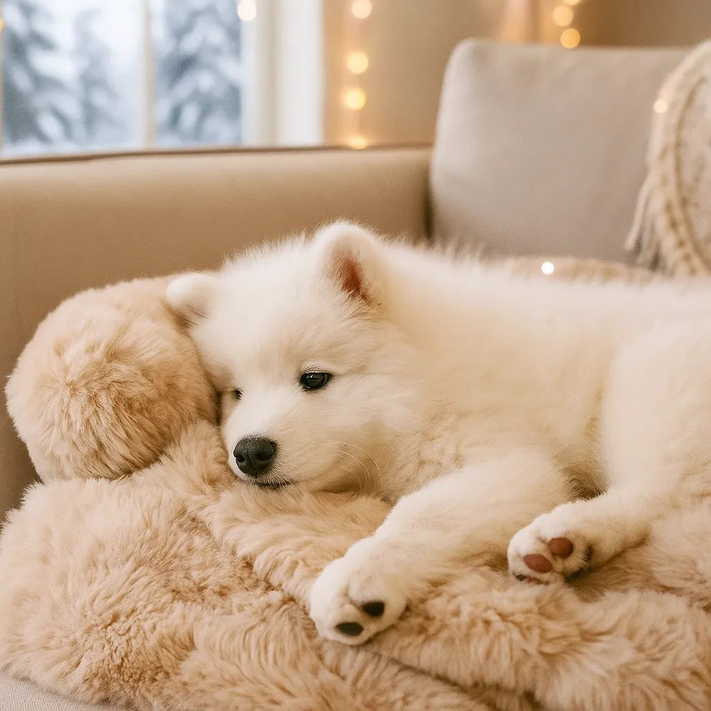 Plüsch Hundebett & Hundedecke |  Waschbares sofabezug