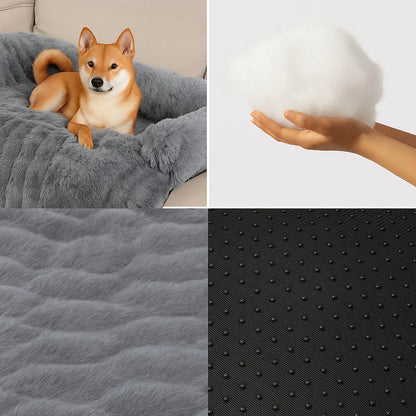 Plüsch Hundebett & Hundedecke |  Waschbares sofabezug