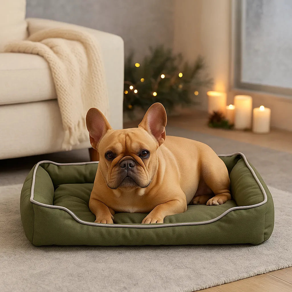 Wasserfestes Hundebett für drinnen & draußen | Robust, abwaschbar & pflegeleicht