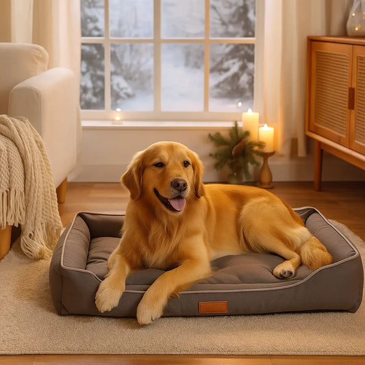 Wasserfestes Hundebett für drinnen & draußen | Robust, abwaschbar & pflegeleicht
