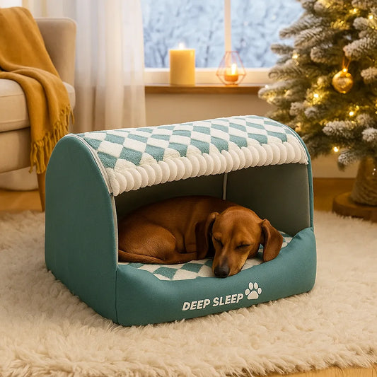 Hundebett aus Arctic Fleece | Weiches Kuschelnest für Hunde, atmungsaktiv & warm
