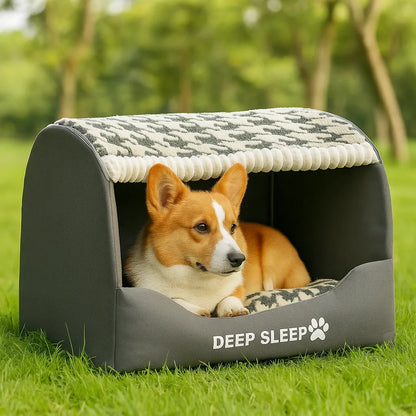 Hundebett aus Arctic Fleece | Weiches Kuschelnest für Hunde, atmungsaktiv & warm