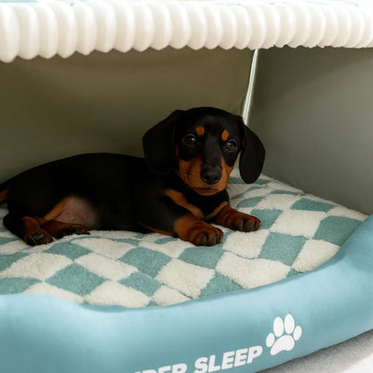 Hundebett aus Arctic Fleece | Weiches Kuschelnest für Hunde, atmungsaktiv & warm